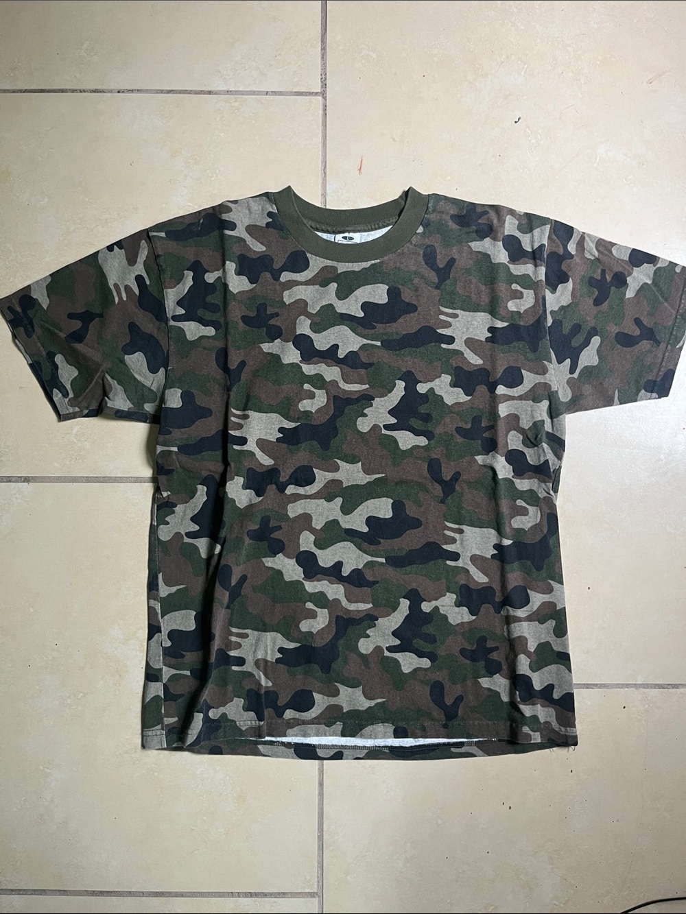 Camo Short Sleeve Tee - Green Camouflage
